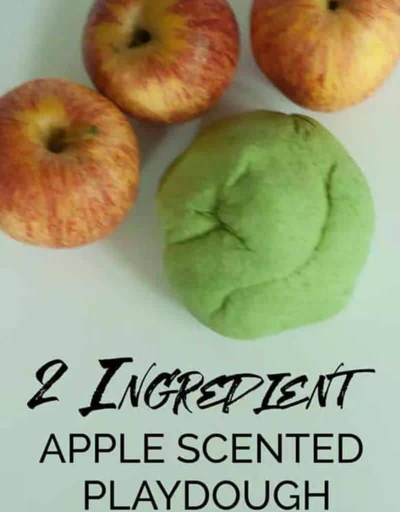 apple playdough