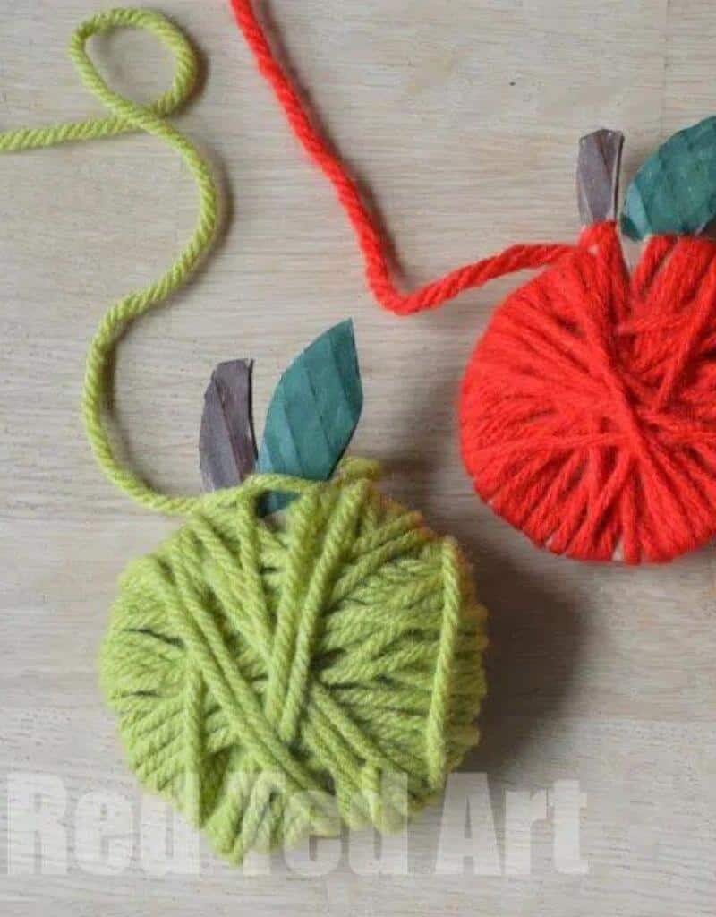 yarn apple craft