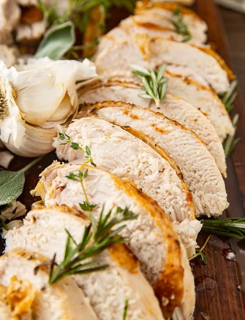 sliced turkey breast