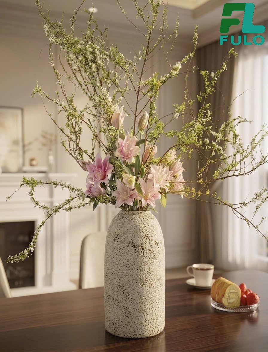 Bình cắm tuyết mai đẹp