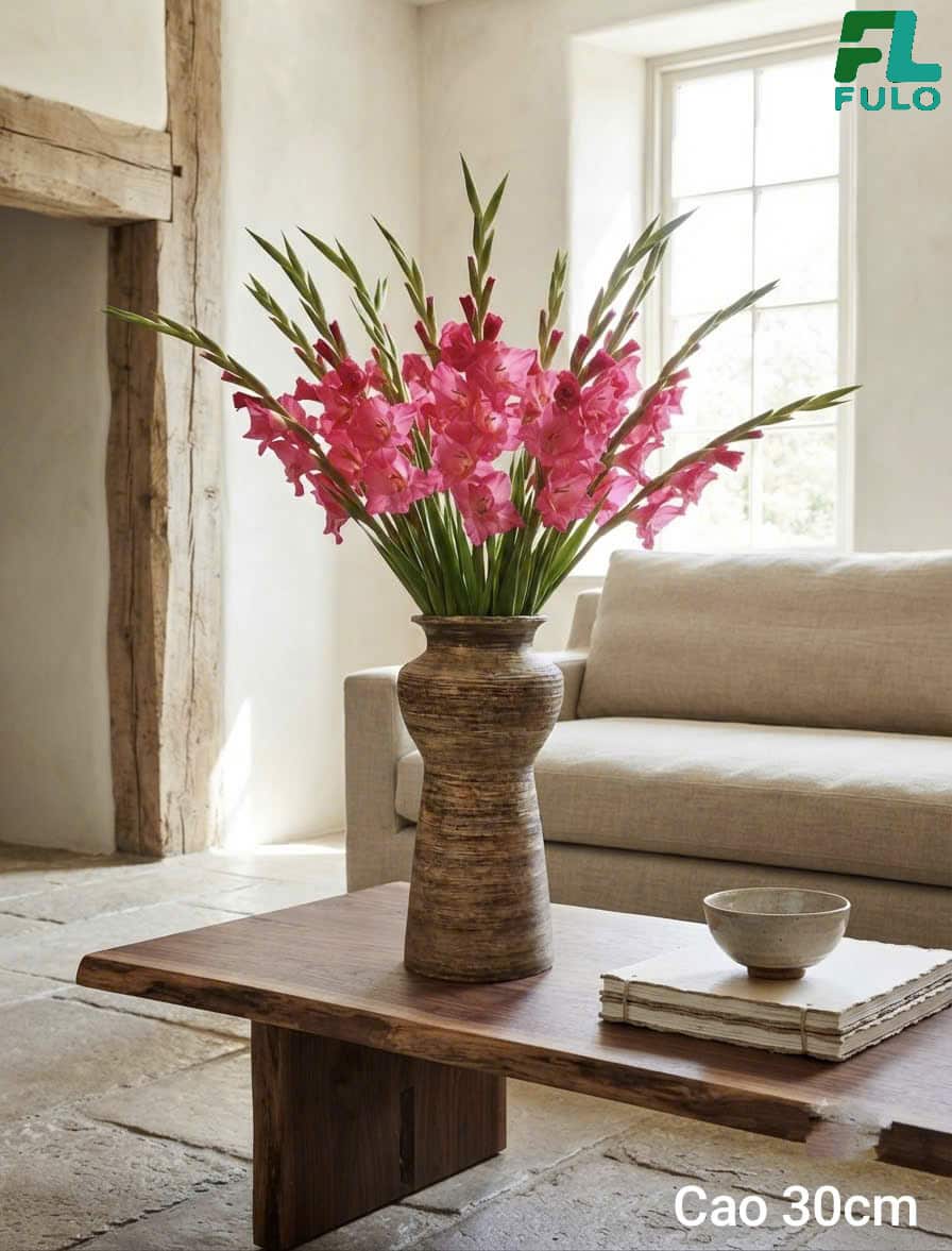 Mẫu Bình Cắm Hoa Lay Ơn- Gốm Sứ Fulo