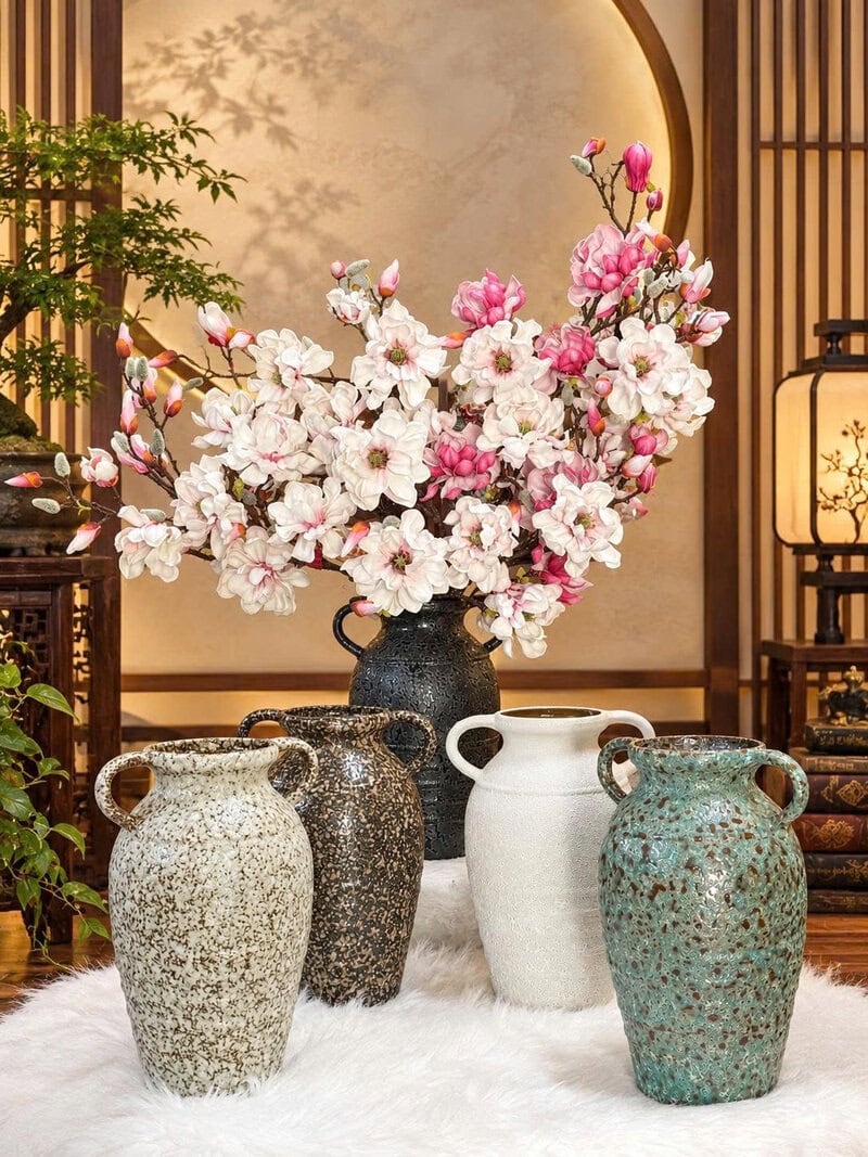Bình cắm hoa soài 2 quai cao 33cm