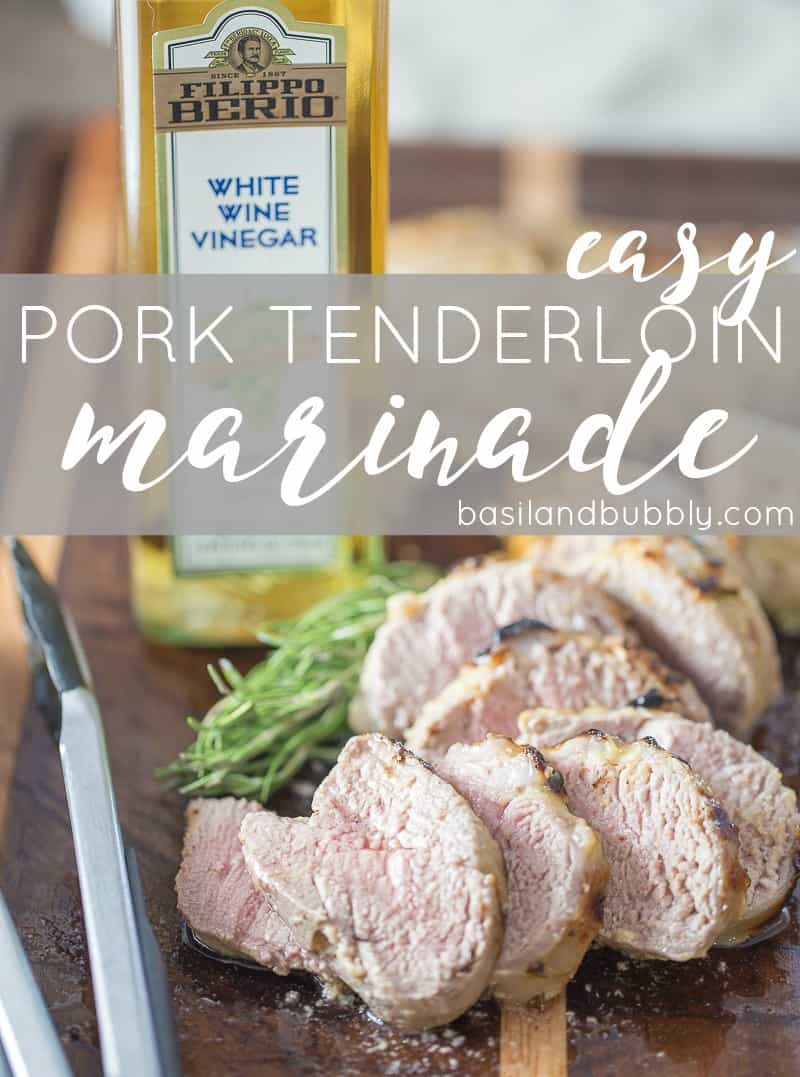 Easy Pork Tenderloin Marinade Recipe, plus how to marinate pork tenderloin and how to cook marinated pork tenderloin