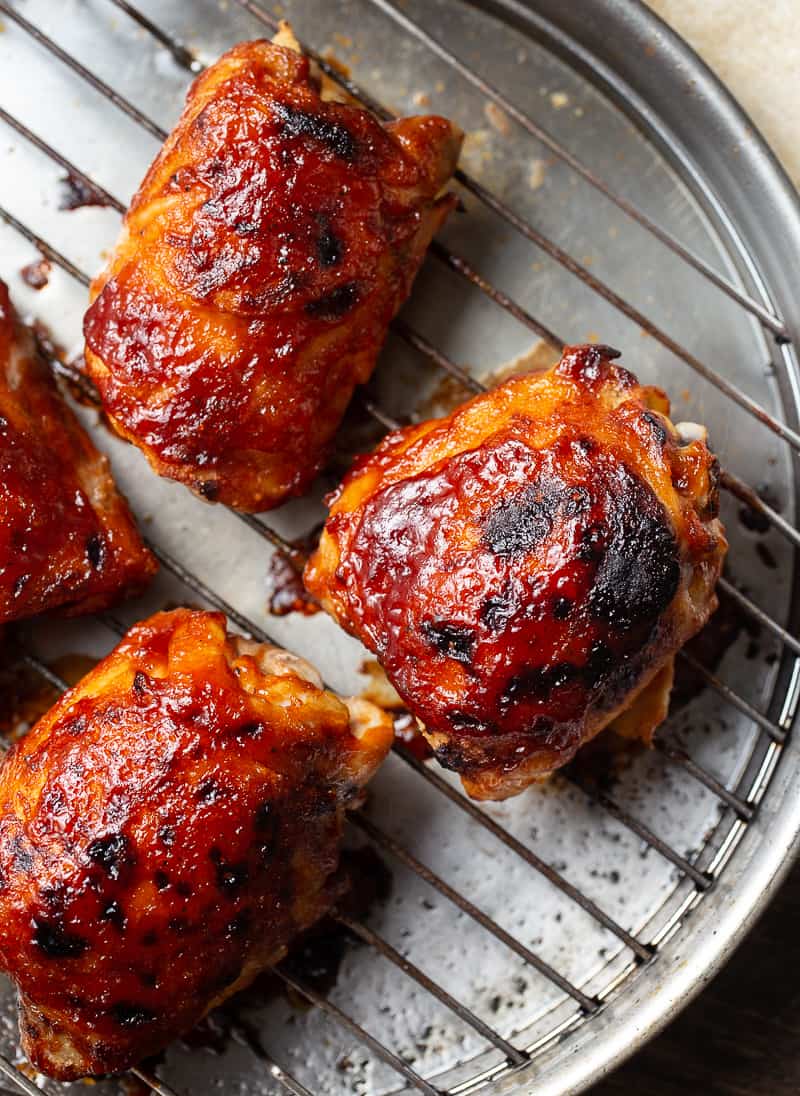 Oven Baked BBQ Chicken Thighs