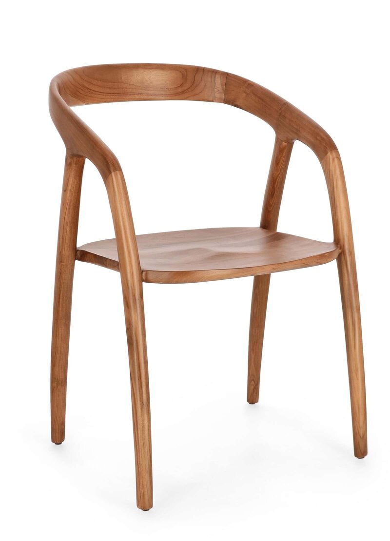 Sedia in legno massello con seduta comoda, stile minimalista per arredi classici e contemporanei.
