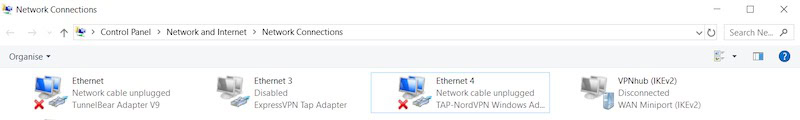 Restart-the-Nordvpn-TAP-Adapter