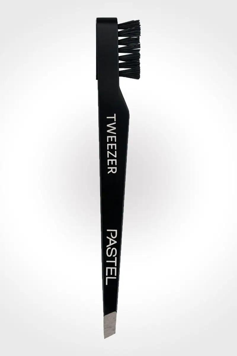 PASTEL SINGLE TWEEZER WITH BRUSH - პინცეტი ფუნჯით