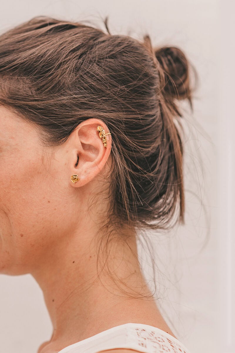 bijou d'oreille earcuff corolles