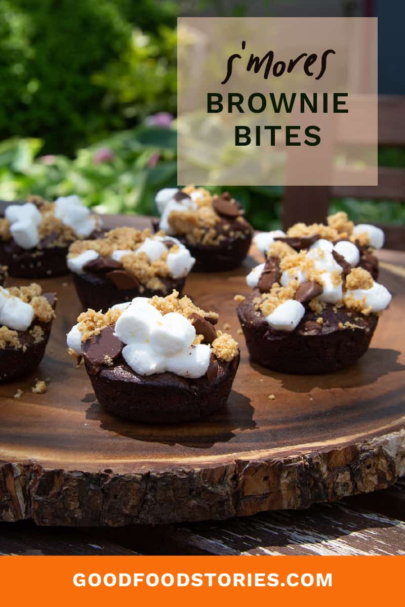 s'mores brownie bites