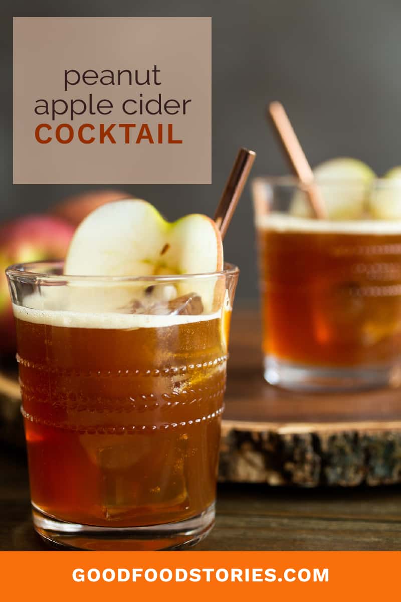 peanut apple cider cocktail