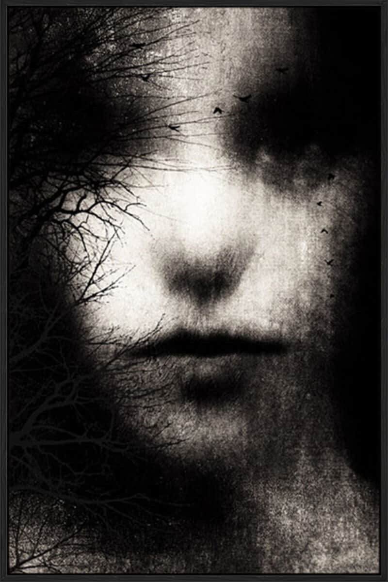 Dear darkness - Canvas Gallery Black