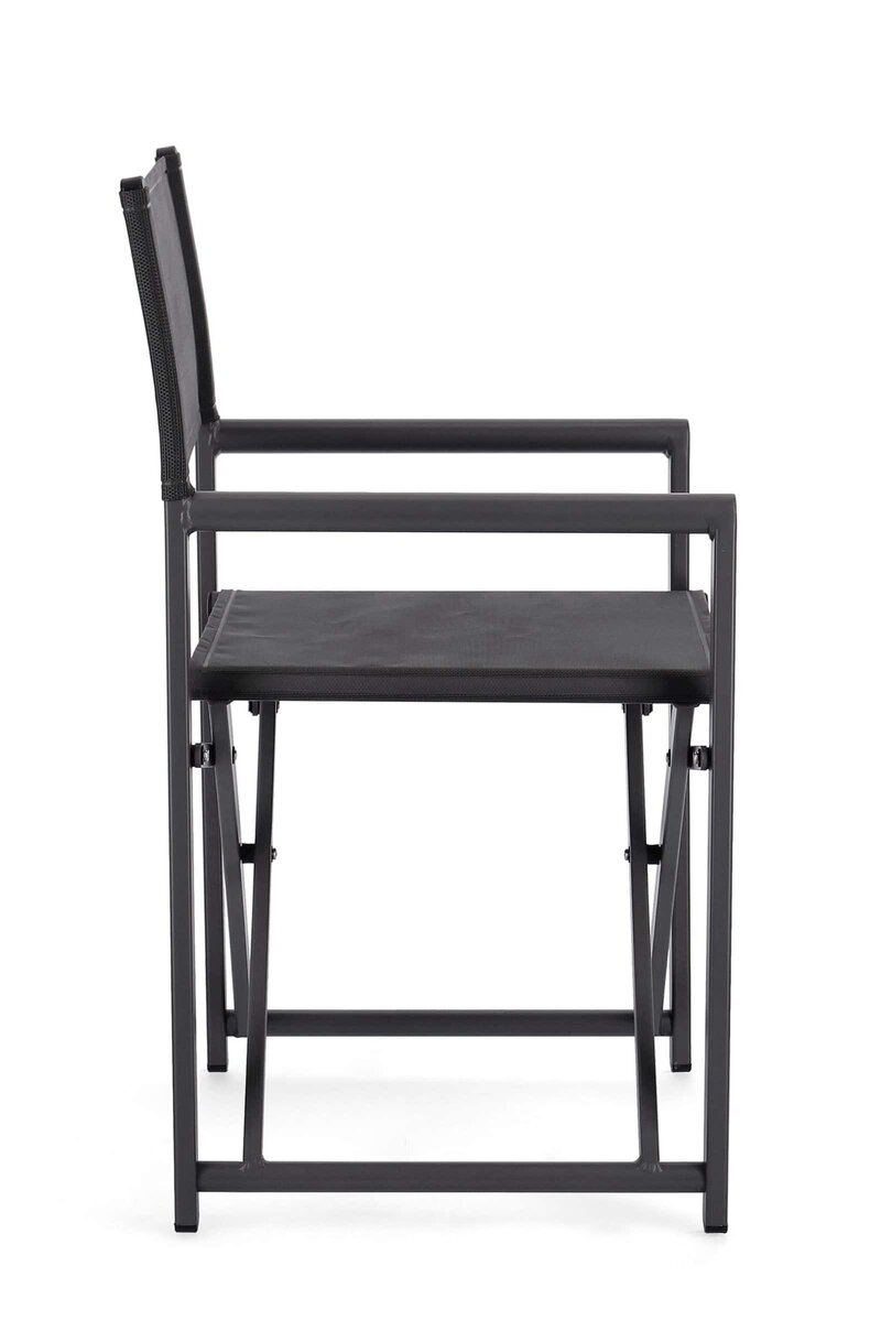 Sedia pieghevole moderna e resistente, perfetta per interni ed esterni, facile da riporre.