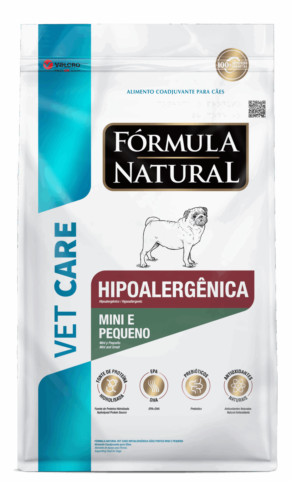 Fórmula Natural Vet Care Hipoalergênica Cães Portes Mini E Pequeno