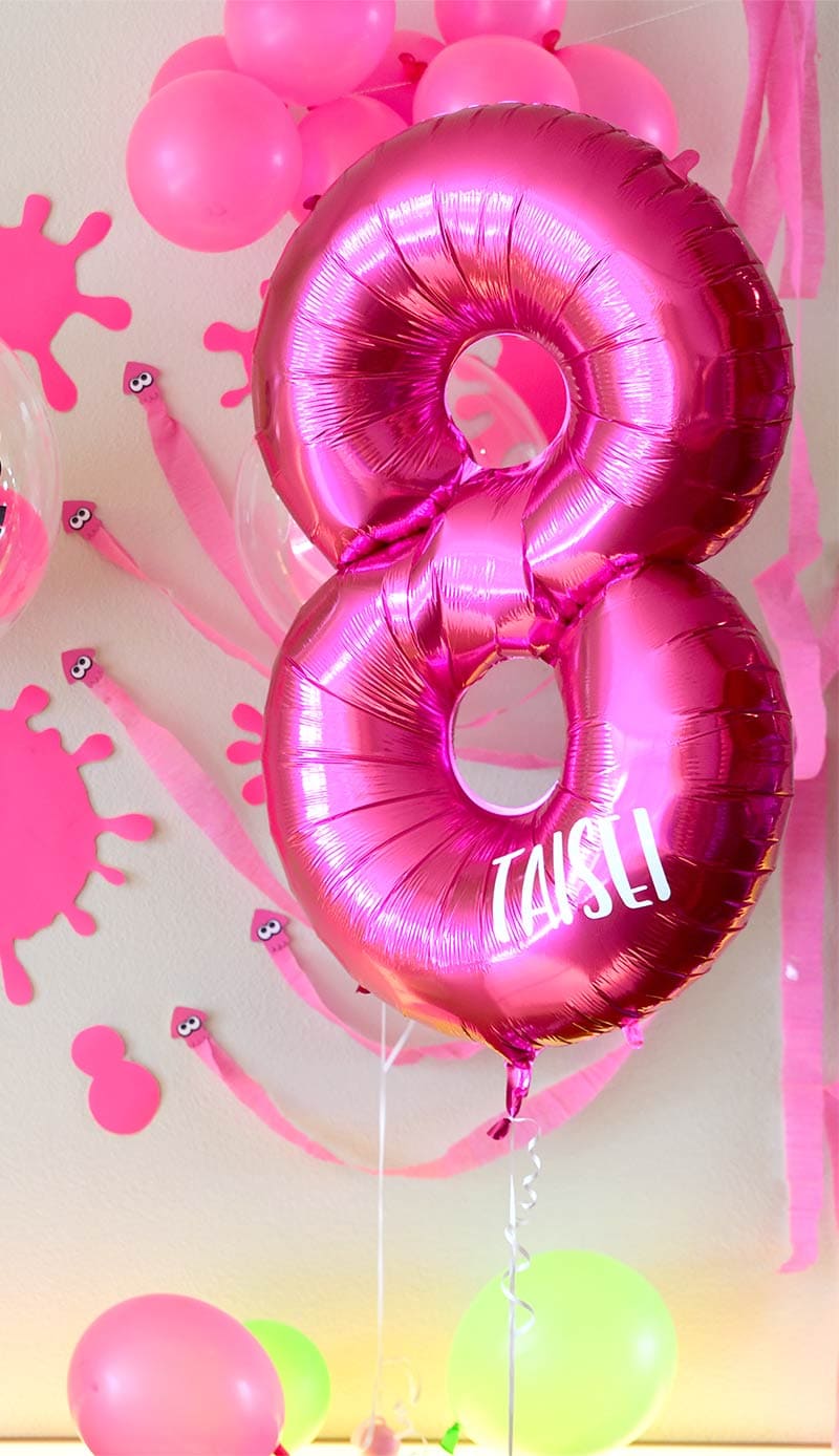 スプラトゥーン テーマのバースデイパーティー