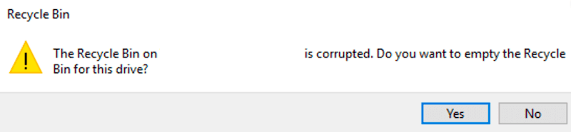 The-Recycle-Bin-on-C-is-corrupted-Do-you-want-to-empty-the-Recycle-Bin-for-this-drive