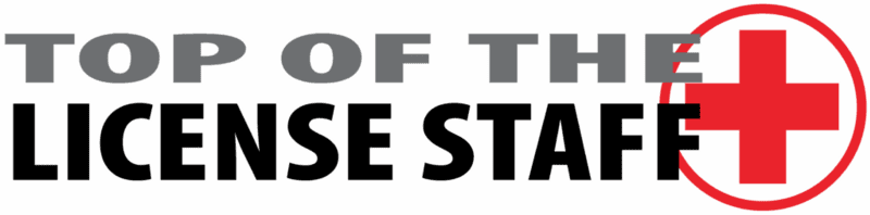 Top of The License Staff