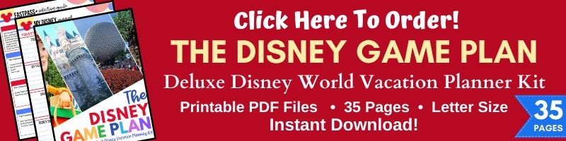 Disney Game Plan Vacation Planning Kit