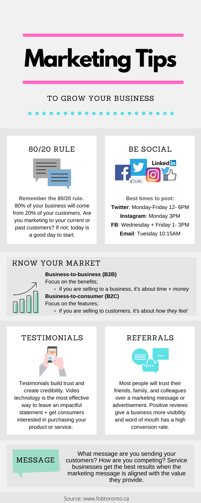marketing tips business grow apartment condo real estate property social media post testimonial referrals