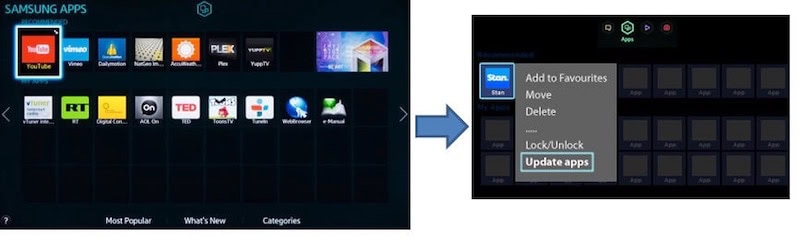 how-to-update-youtube-app-samsung-smart-tv