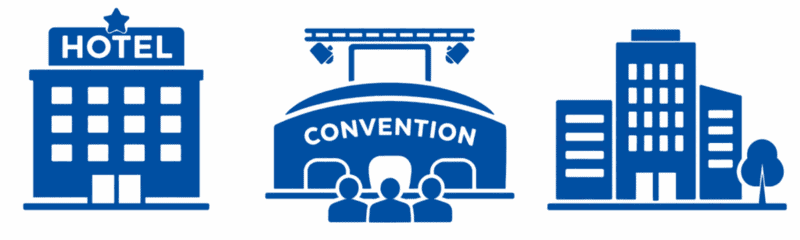 Serving Hotels, Convention Halls and Businesses for Event Rentals