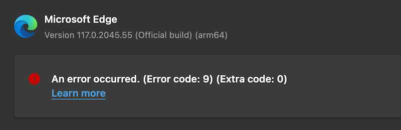 An-error-occurred-Error-code-9-Extra-code-0-Microsoft-Edge-Browser-for-Mac