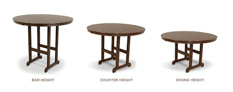BAR HEIGHT VS COUNTER HEIGHT VS DINING HEIGHT