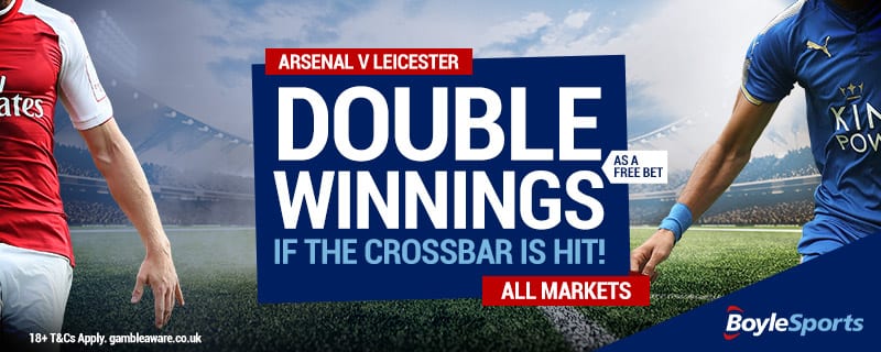 Double Winnings if the Ball hits the Crossbar