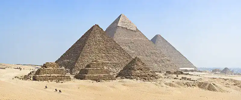 Visiting the Pyramids of Giza with panoramic views of the Giza Plateau