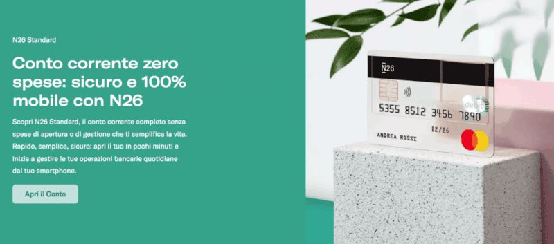 N26 Conto Online: Recensione e opinioni banca 2 N26 Conto Online