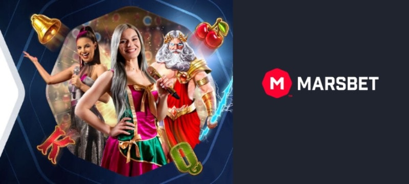 ตัวเลือกเกมคาสิโนสดที่ Marsbet