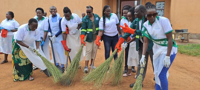 NEMA leads clean- up Tororo, rates the municipality as one of cleanest in Eastern Uganda. nam