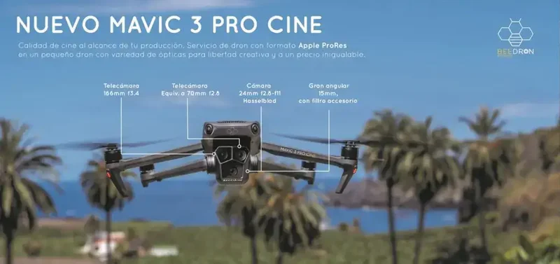 DJI Mavic 3 pro cine Canarias