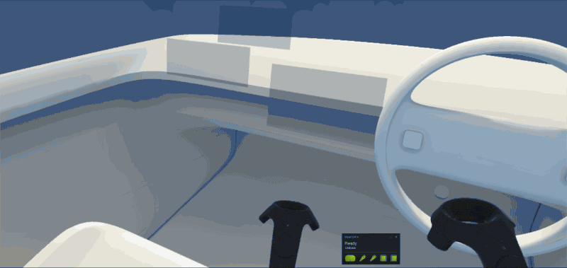 Automobile UI testing in VR