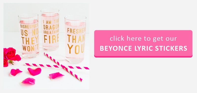 Beyonce STtickers Button