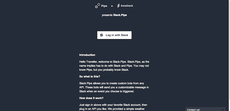 Pipe.DataStack