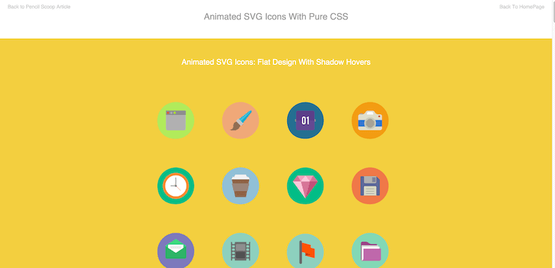 Animated SVG Icons