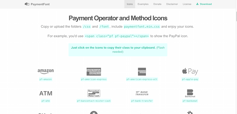 PaymentFont
