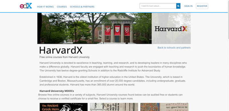 HarvardX   Free Courses from Harvard University   edX