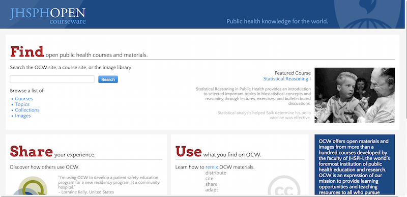 JHSPH OCW