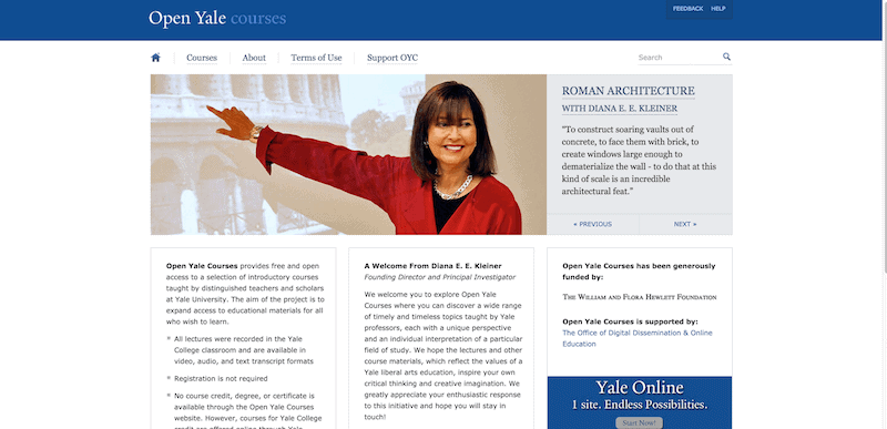 Open Yale Courses