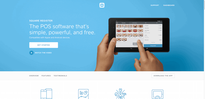 Free POS Software Square Register
