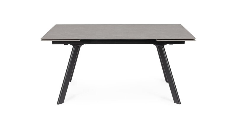 Grigio e nero, tavolo elegante per gli spazi di casa moderna.