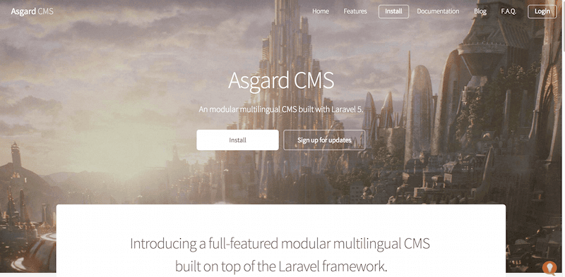 AsgardCms A laravel CMS that s modular and multilingual