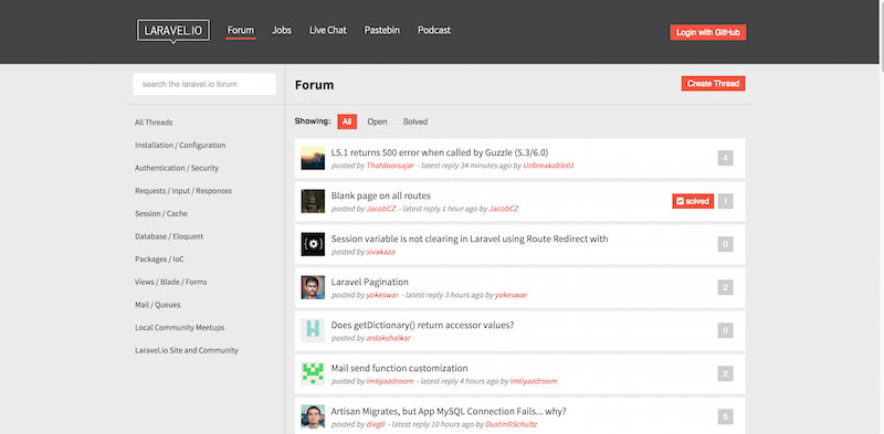 Laravel.io The Laravel Community Portal