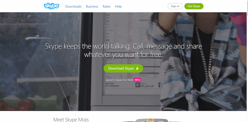 Skype Free calls to friends and family