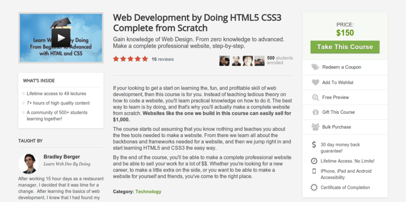 Bradley Berger: HTML5 & CSS3 Complete from Scratch