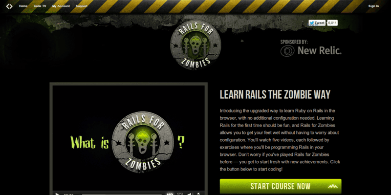 Code School Rails for Zombies