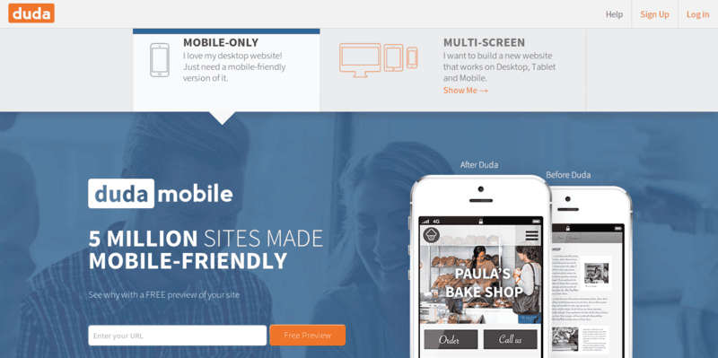 Create a Mobile Website Make a Mobile Website Free with Duda s Website Builder