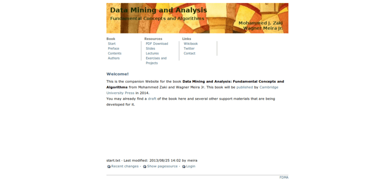Data Mining and Analysis: Fundamental Concepts and Algorithms