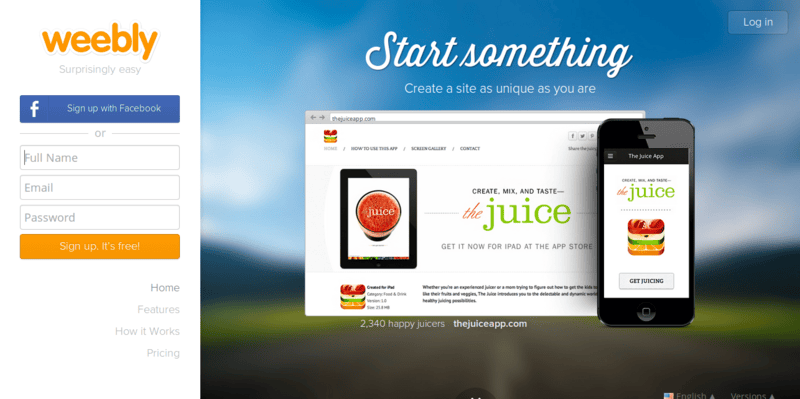 Free website Free blog Create a free website Weebly